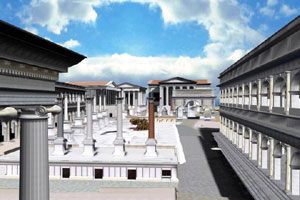 Roman Forum viewing in the Visualization Portal