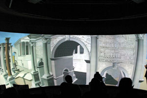 Roman Forum viewing in the Visualization Portal